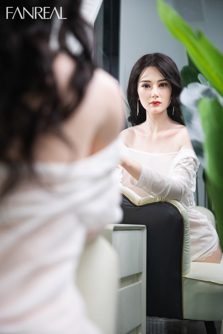 Ling: 95 cm großer Luxus-Silikon-Sexdoll-Torso mit G-Körbchen