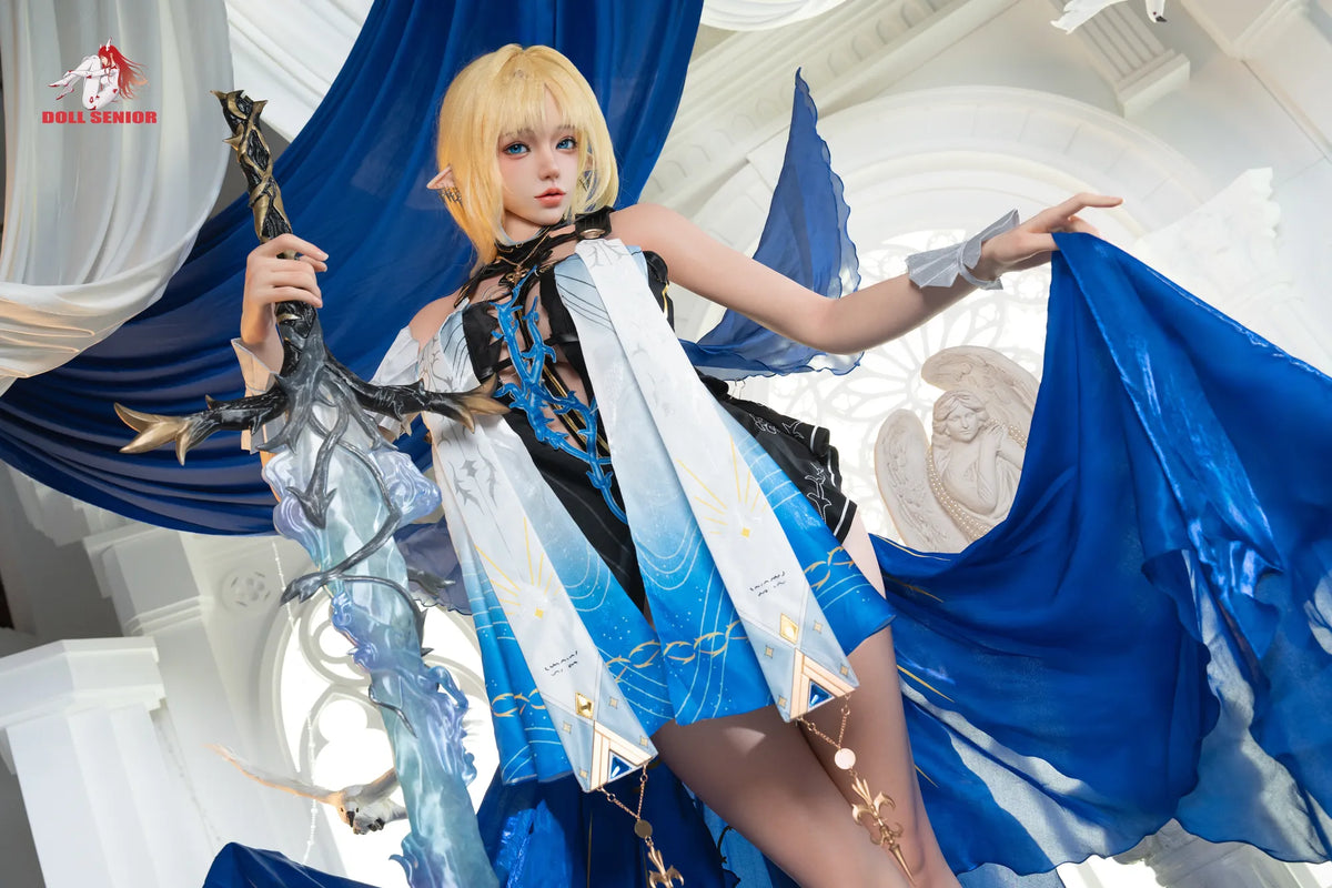 Scorpio C05: 175cm G-Cup Blue Enchantress Fantasy Sex Doll-Zodiac Series