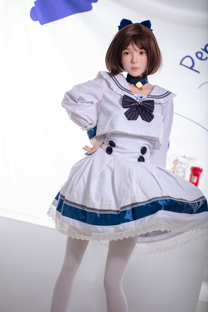 J013: 148cm C-Cup Realistic Silicone Head TPE Body Sex Doll-FU Doll