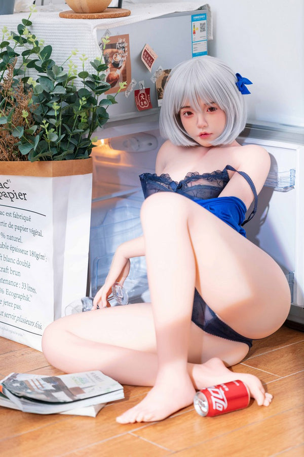 J007: 155cm A-Cup Realistic Silicone Head TPE Body Sex Doll-FU Doll