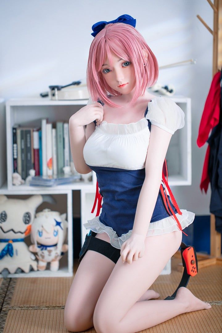 J012: 148cm C-Cup Realistic Silicone Head TPE Body Sex Doll-FU Doll