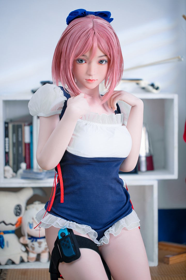 J012: 148cm C-Cup Realistic Silicone Head TPE Body Sex Doll-FU Doll