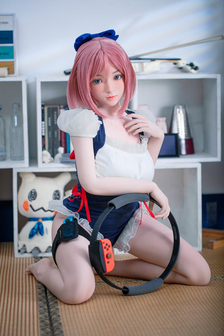 J012: 148cm C-Cup Realistic Silicone Head TPE Body Sex Doll-FU Doll