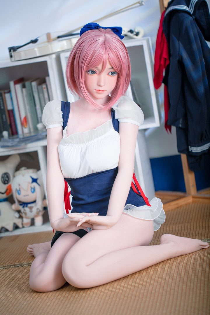 J012: 148cm C-Cup Realistic Silicone Head TPE Body Sex Doll-FU Doll