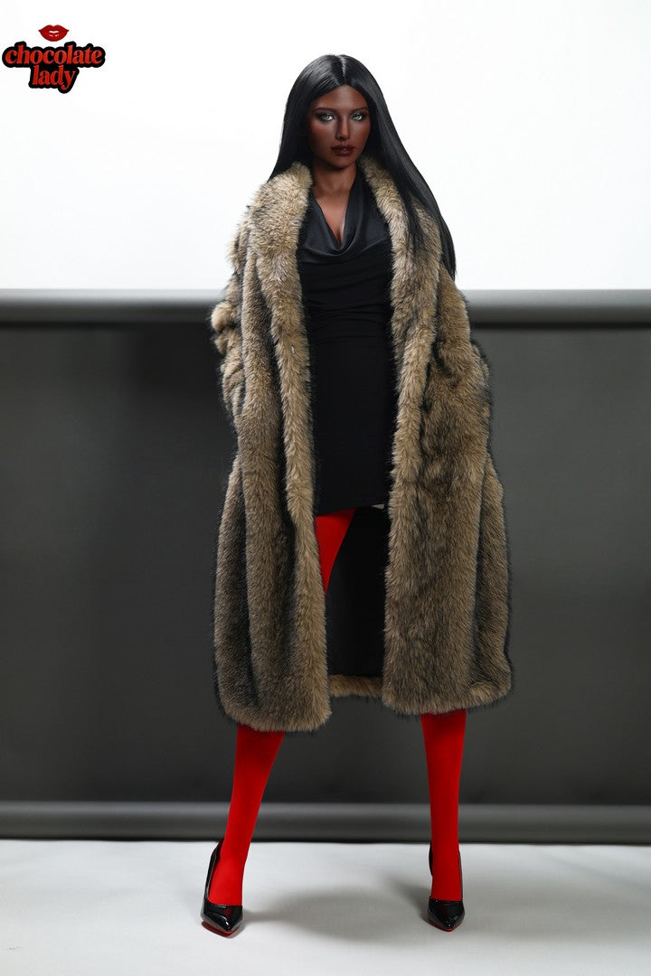 Naomi: 166cm E-Cup Realistic Silicone Black Sex Doll