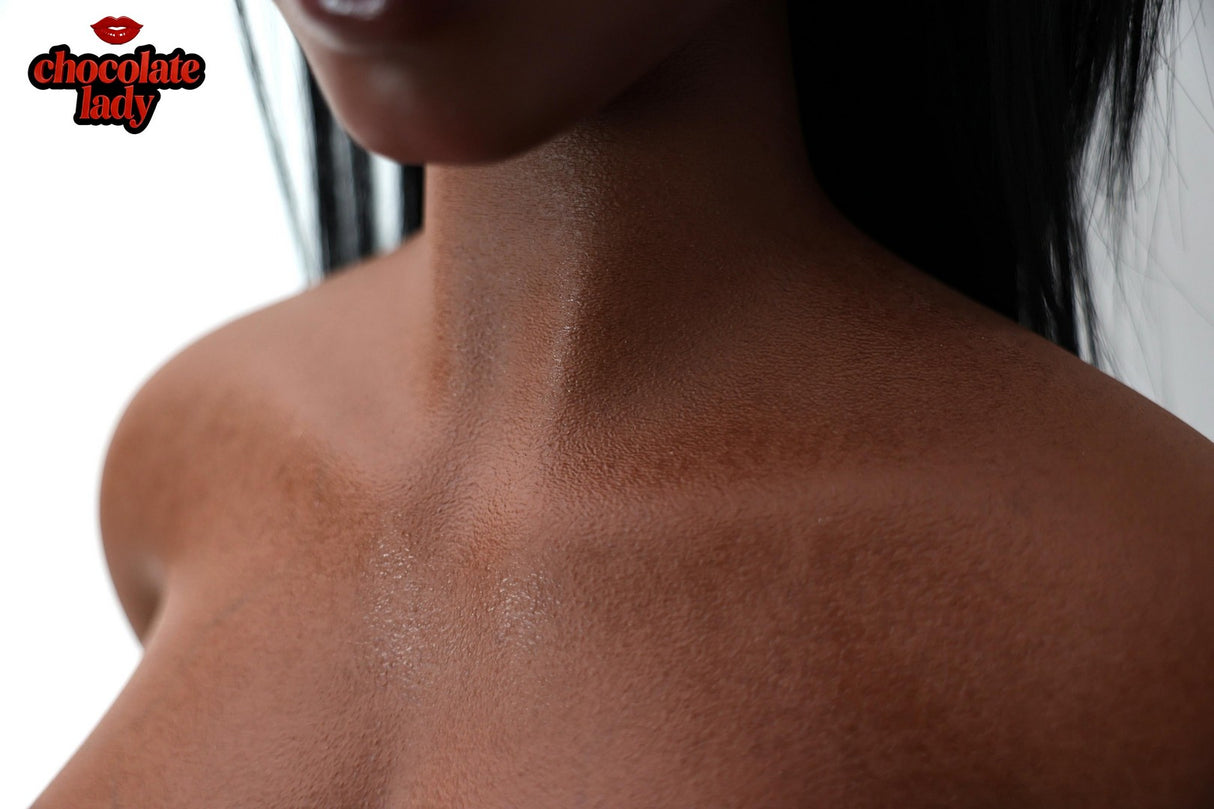 Fiona: 158cm G-Cup Realistic Silicone Black Sex Doll