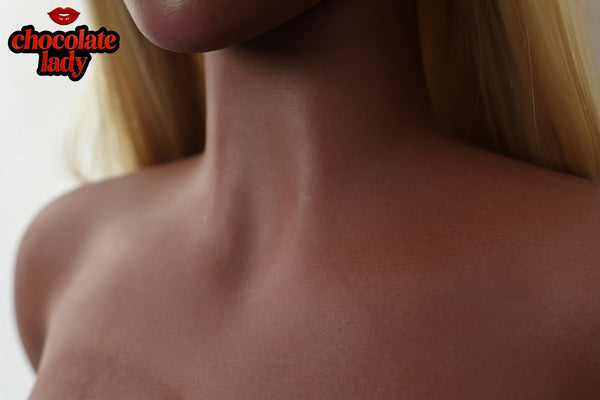Gina: 163cm D-Cup Realistic Silicone Black Sex Doll