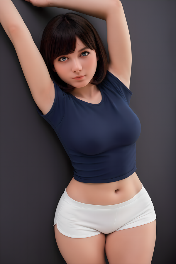 #AB17: 151cm F-Cup Lifelike TPE Body Silicone Head Sex Doll-Aibei