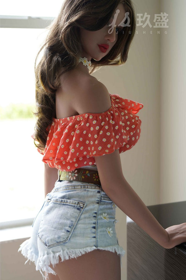 Gina: 150cm Realistic Silicone Head TPE Body Jiusheng Sex Doll