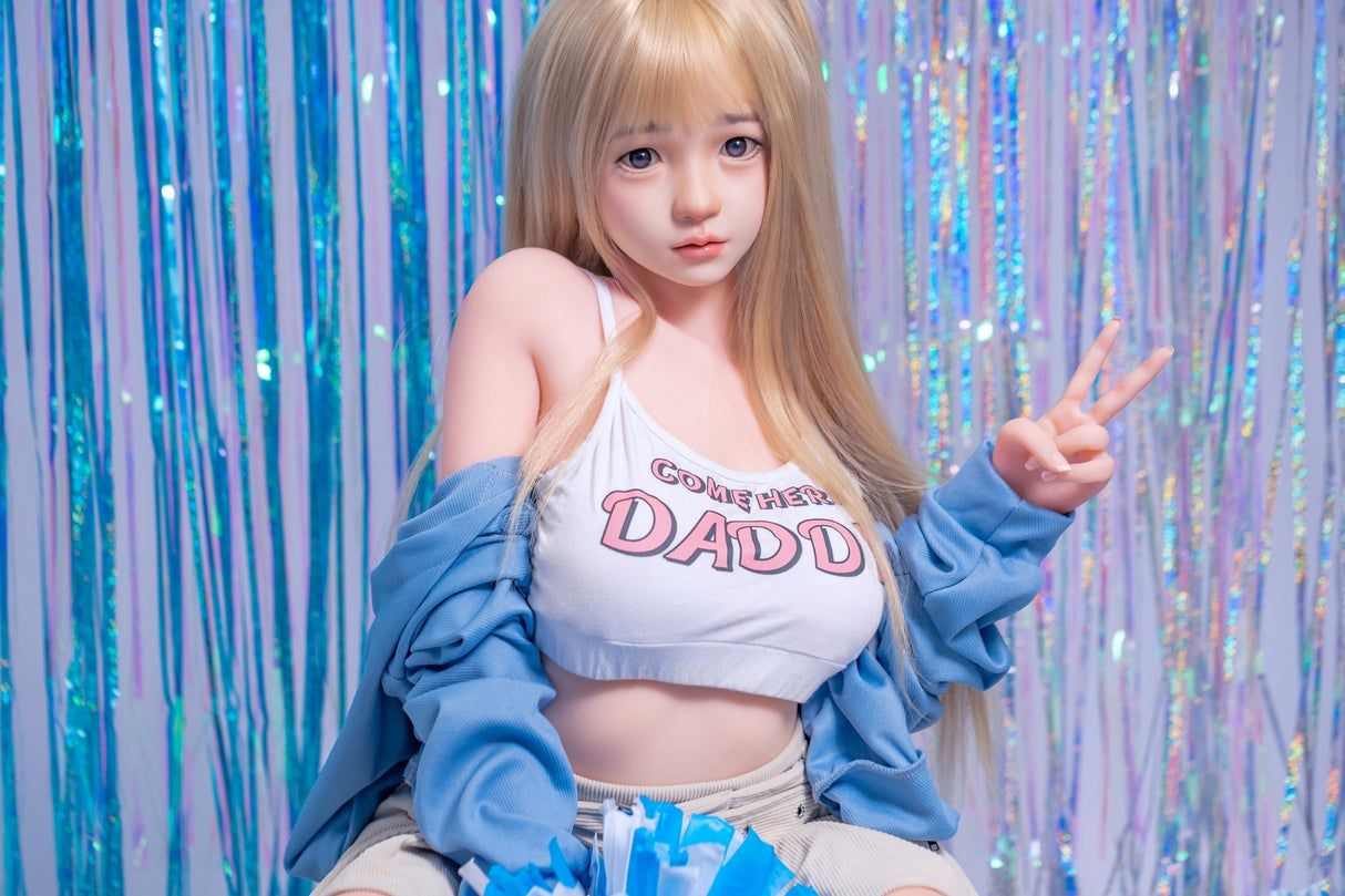 J018: 148cm C-Cup Realistic Silicone Head TPE Body Sex Doll-FU Doll