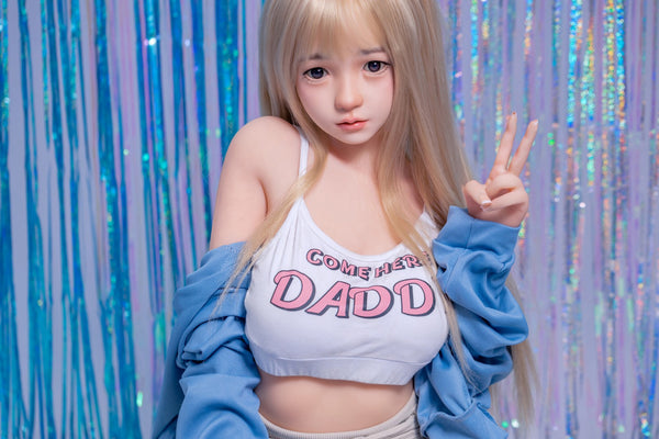 J018: 148cm C-Cup Realistic Silicone Head TPE Body Sex Doll-FU Doll