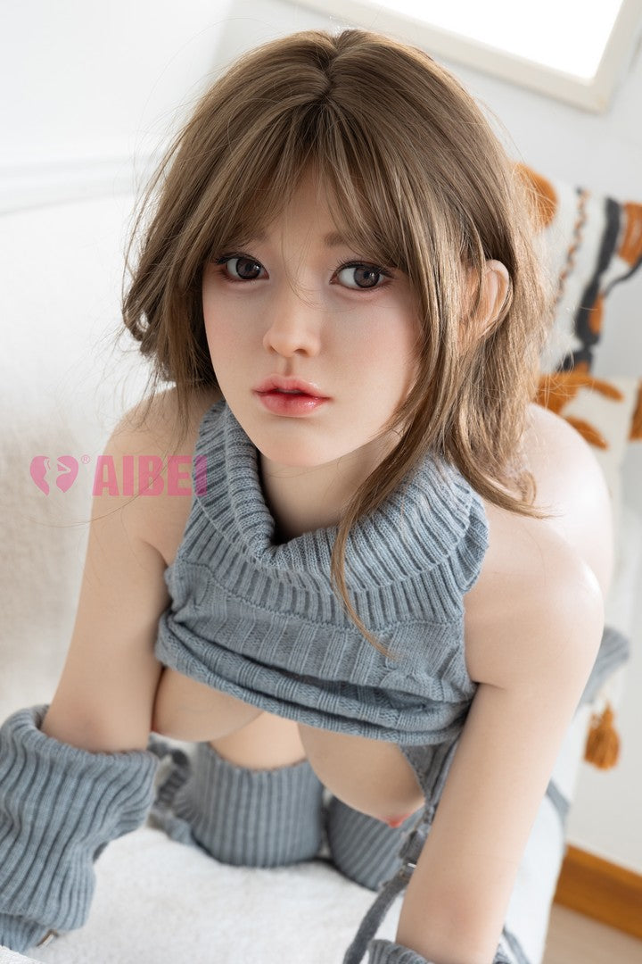 Julia: 158cm F-Cup Realistic Silicone Sex Doll-Aibei