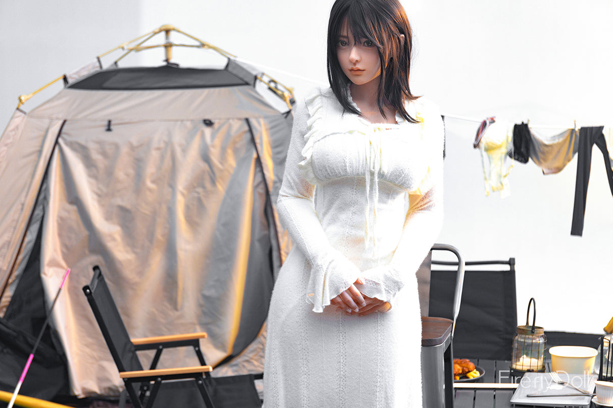 C001 Liuli: 159cm E-cup Camping Silicone Sex Doll