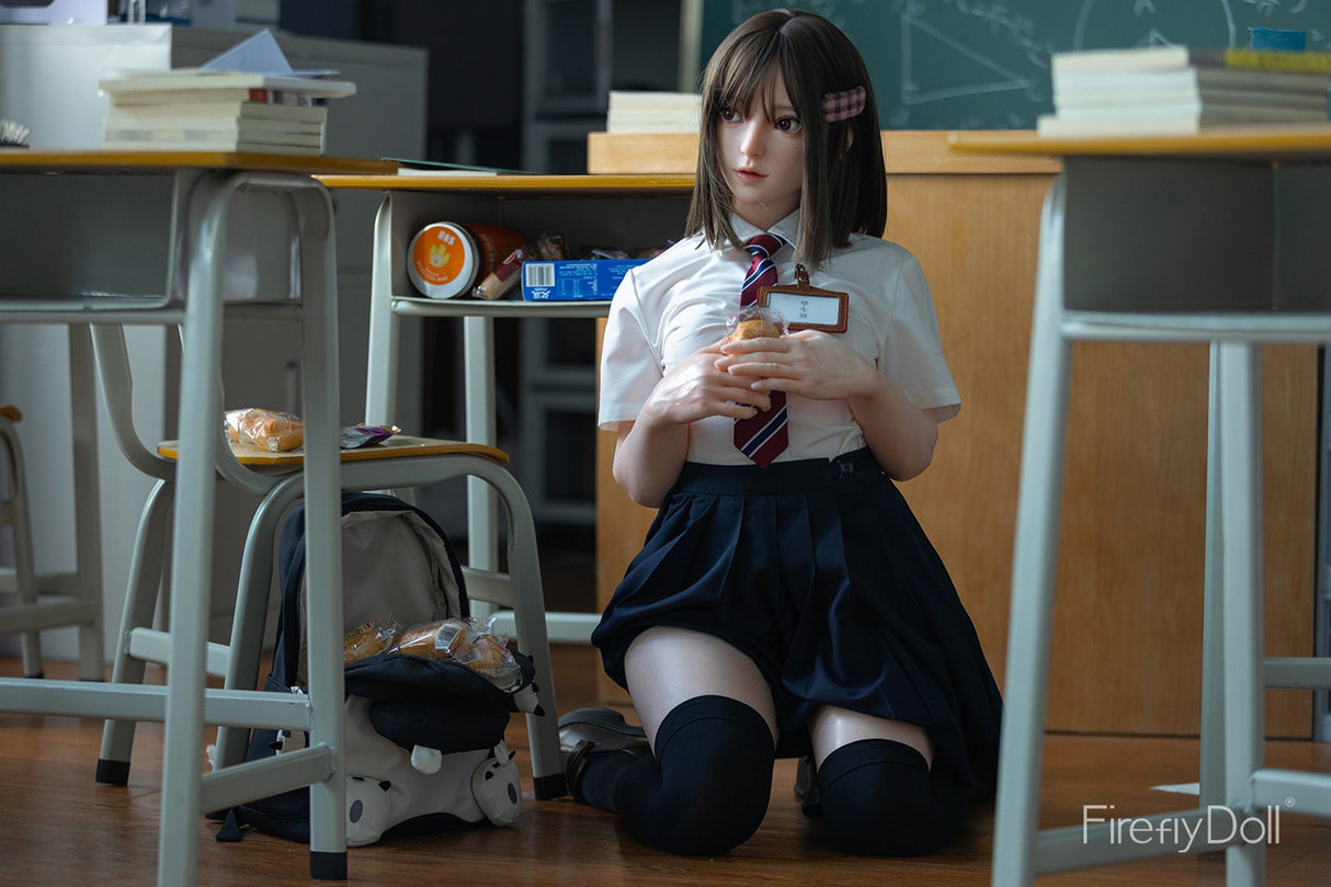 C002 Nanako: 151cm A-cup Classroom Silicone Sex Doll
