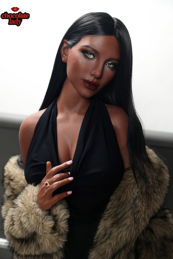 Naomi: 166cm E-Cup Realistic Silicone Black Sex Doll