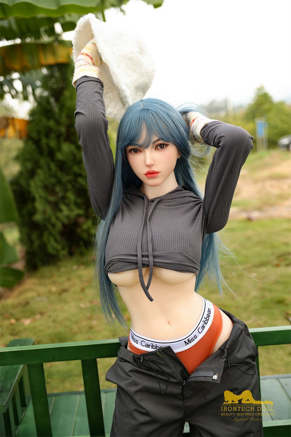 S41: Premium 159cm F-Cup Silicone Head and TPE Body Sex Doll-Irontech Doll