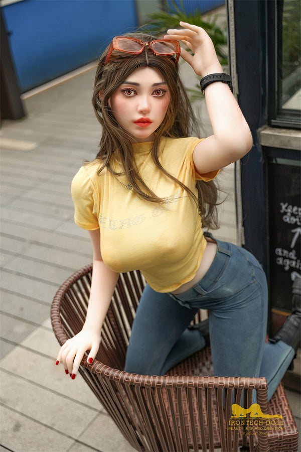 S40: Premium 159cm F-Cup Silicone Head and TPE Body Sex Doll-Irontech Doll