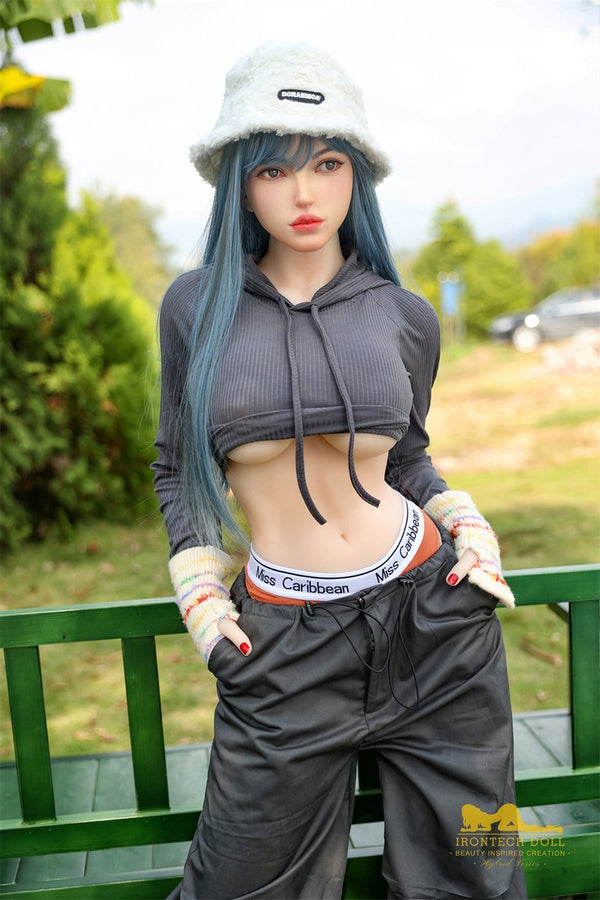 S41: Premium 159cm F-Cup Silicone Head and TPE Body Sex Doll-Irontech Doll