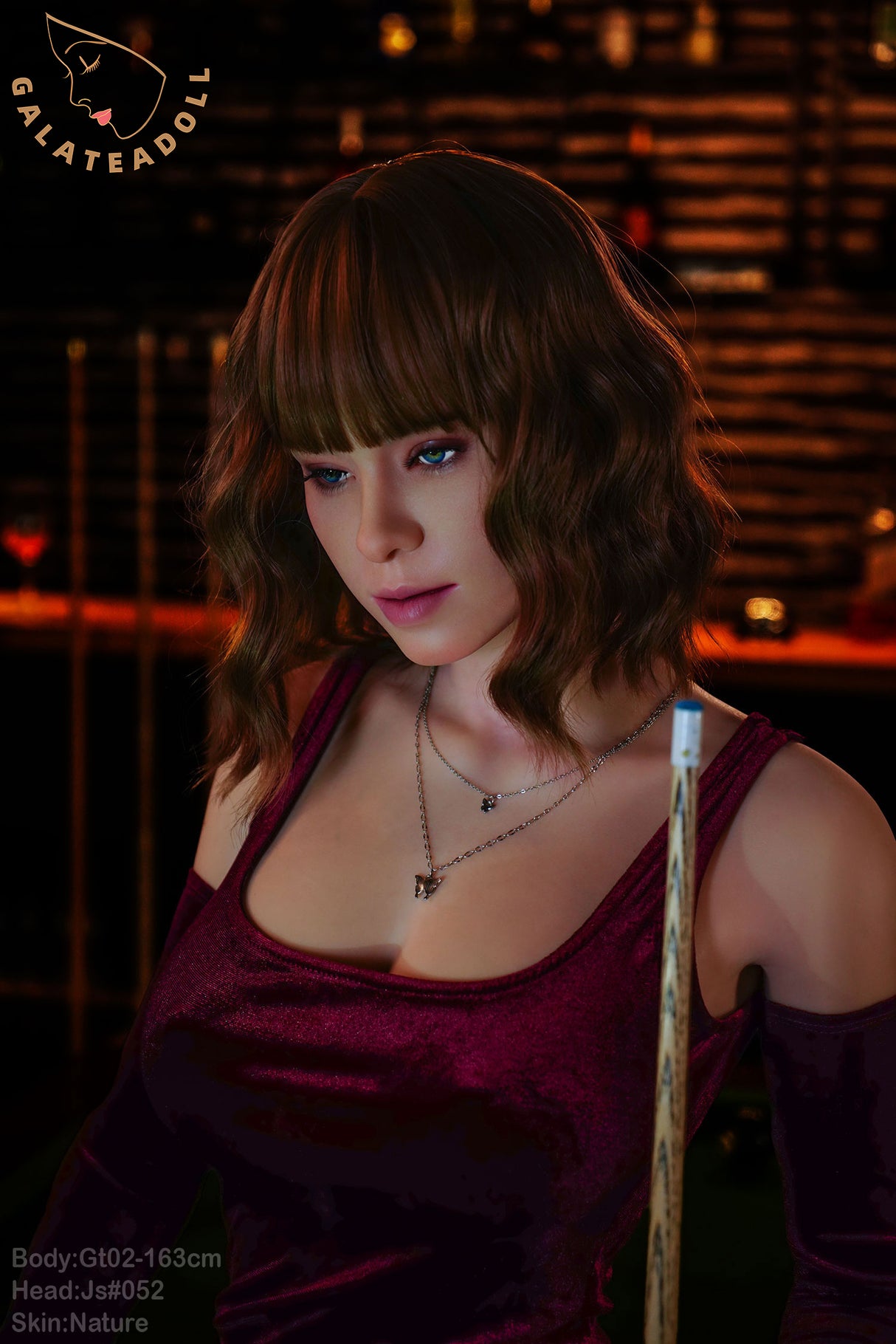 GT02 : Poupée sexuelle blanche Galatea (entièrement en silicone) JS#052(Nature)-1