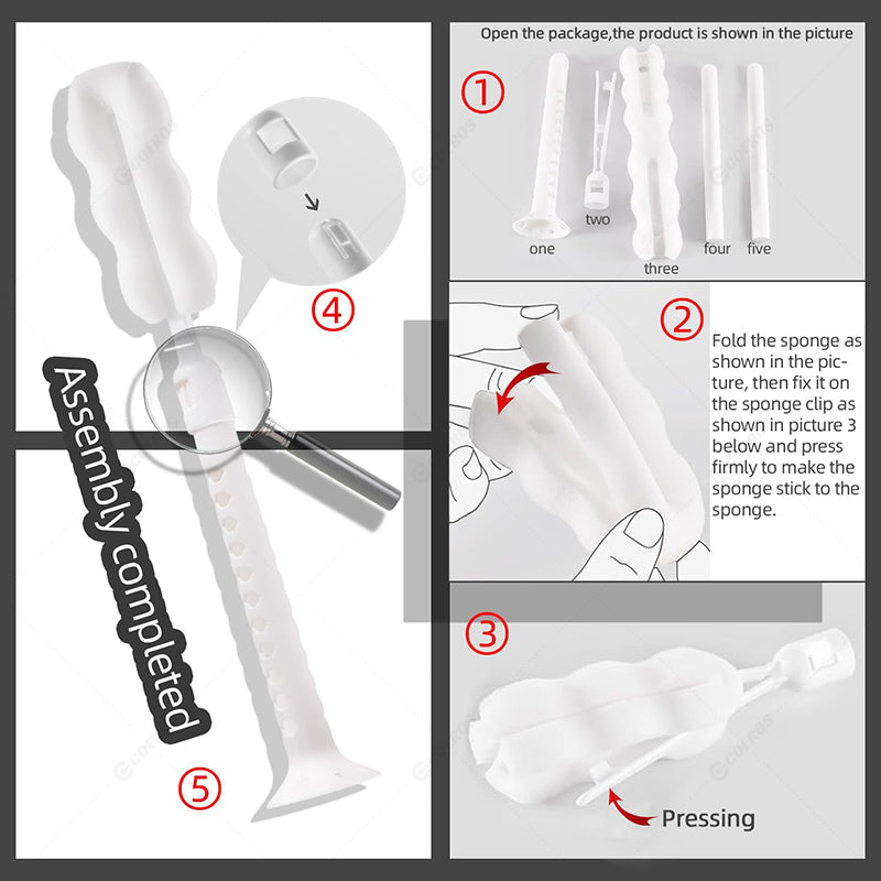 Sex Doll Cleaning Sponge Brush