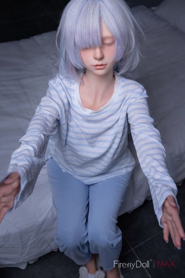 C001 Liuli: 153cm A-cup Sleep Girl Silicone Sex Doll - Max Series