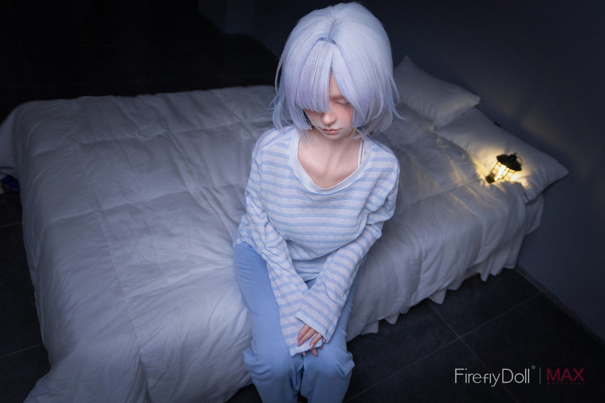 C001 Liuli: 153cm A-cup Sleep Girl Silicone Sex Doll - Max Series