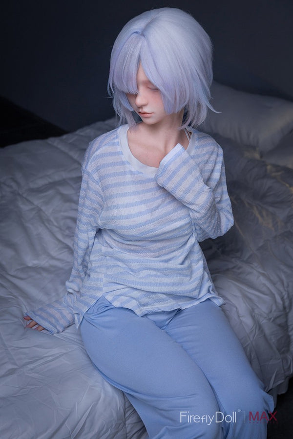 C001 Liuli: 153cm A-cup Sleep Girl Silicone Sex Doll - Max Series