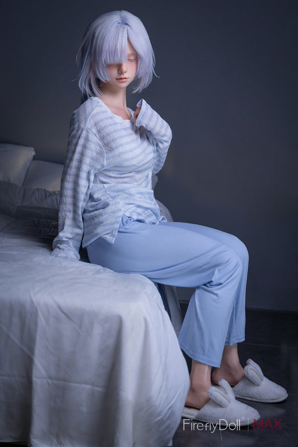 C001 Liuli: 153cm A-cup Sleep Girl Silicone Sex Doll - Max Series