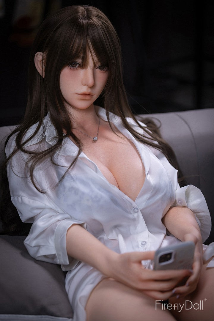 C005 Xifeng: 160cm G-cup White Shirt Girl Silicone Sex Doll - Max Series