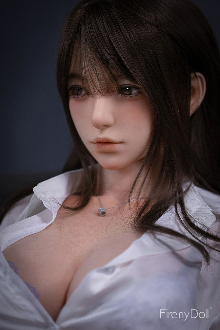 C005 Xifeng: 160cm G-cup White Shirt Girl Silicone Sex Doll - Max Series