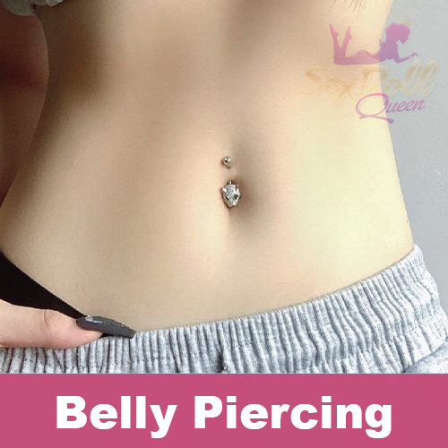 Leopard-Style Belly Piercing