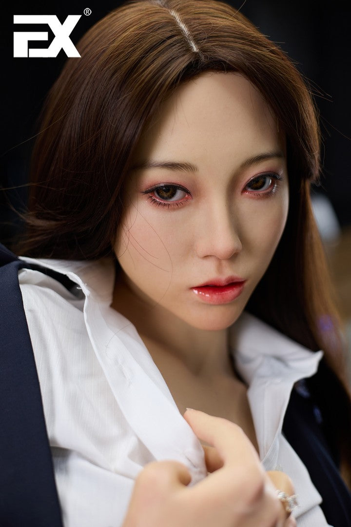 Monique-2: 162cm B-Cup Luxury Seamless Neck Silicone Sex Doll-Clone