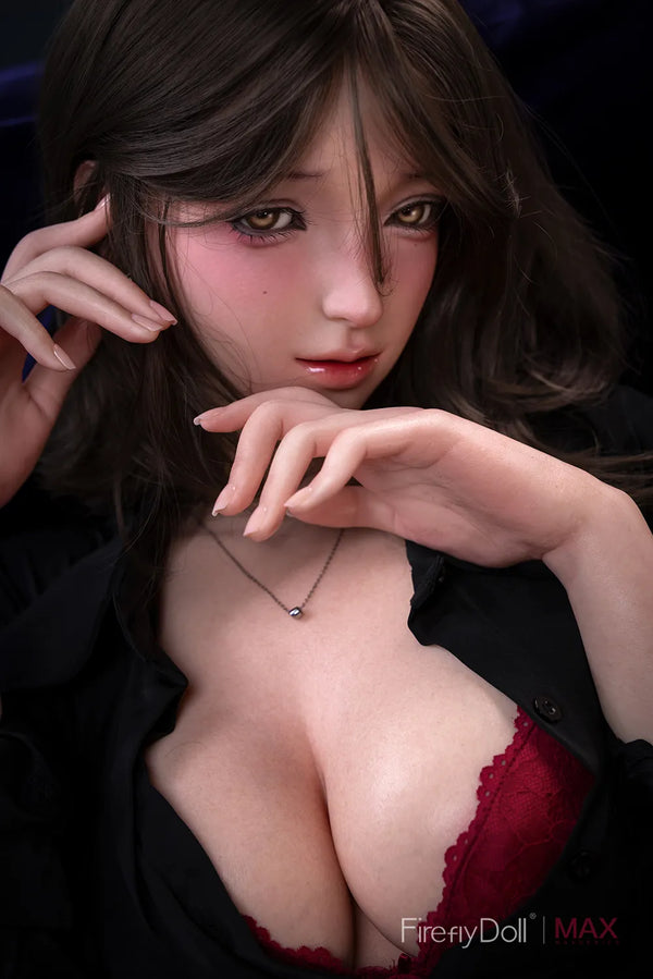 C012 Linglong: 158cm F-cup Midnight Rose Silicone Sex Doll - Max Series