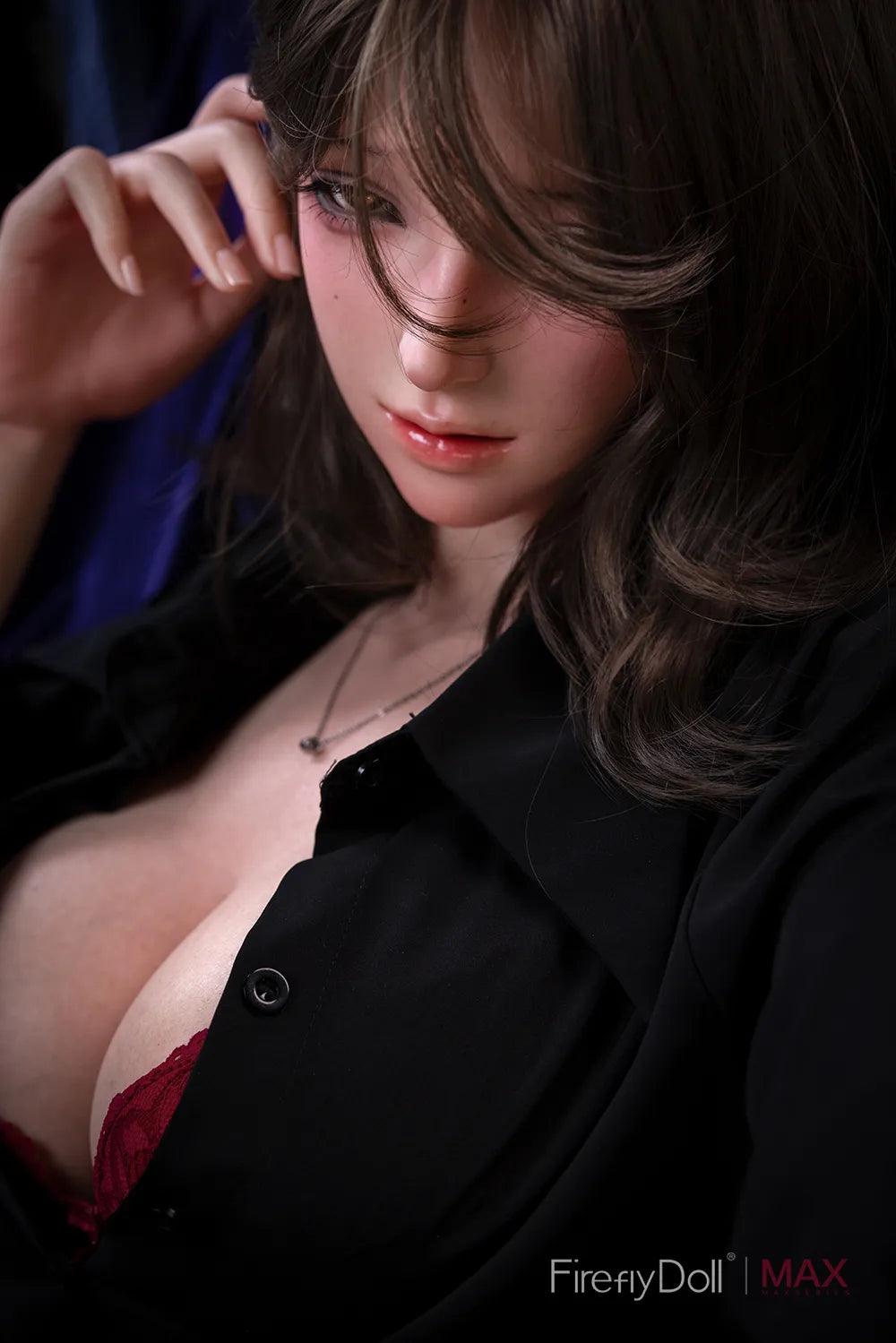 C012 Linglong: 158cm F-cup Midnight Rose Silicone Sex Doll - Max Series