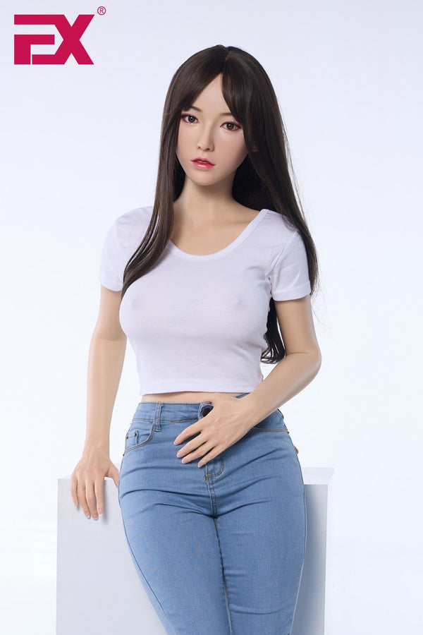 Jia-Xin: 168 cm große, realistische Silikon-Sexdoll mit D-Körbchen – EX-Puppe