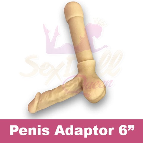 Adaptateur de pénis 6" (à ne pas vendre sans poupée sexuelle)