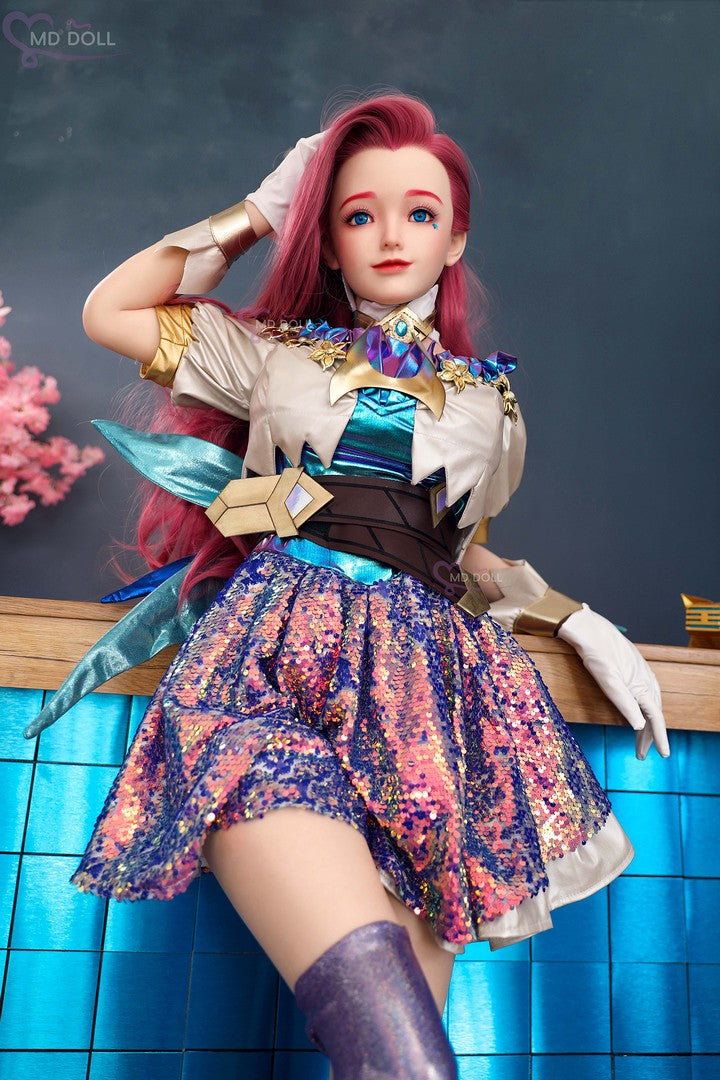 Amelia: 150cm E-Cup Cosplay Realistic Silicone Sex Doll-MD Doll