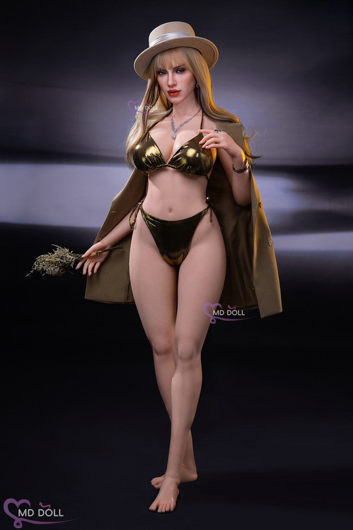 Jennifer: 166cm F-Cup Realistic Silicone Sex Doll-MD Doll