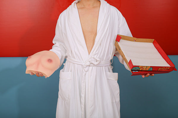 B-59 (Gelb): 59 cm realistische Silikon-Liebespuppe, Torso-Climax-Puppe