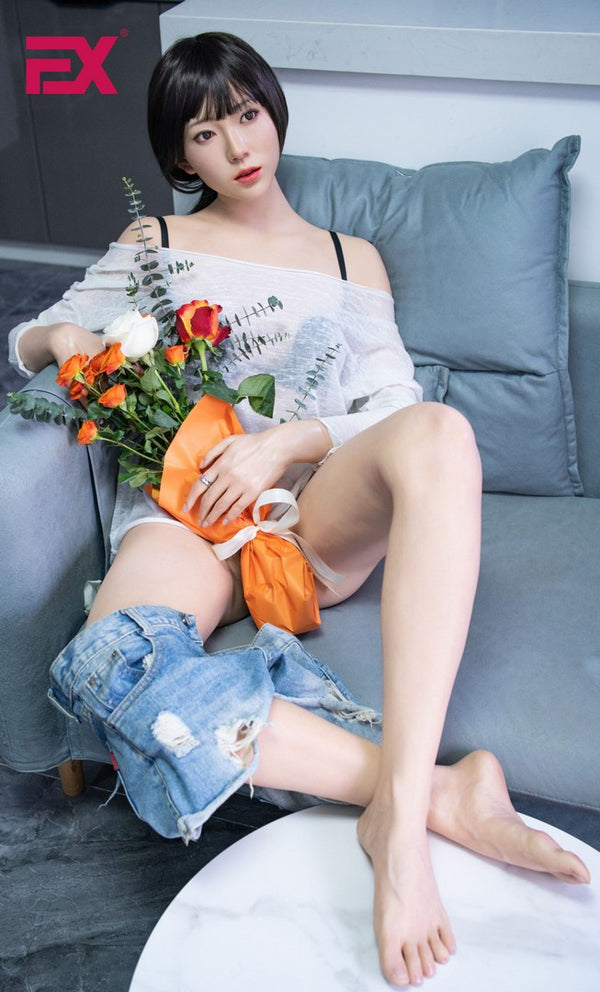 Monique: 162cm B-Cup Luxury Seamless Neck Silicone Sex Doll-Clone