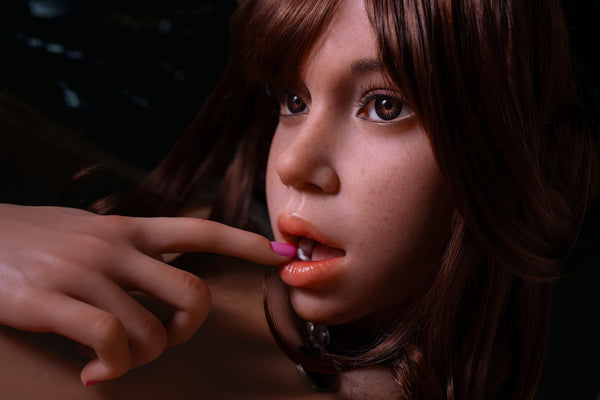 158 cm große, realistische Silikon-Sexdoll mit D-Körbchen – T31
