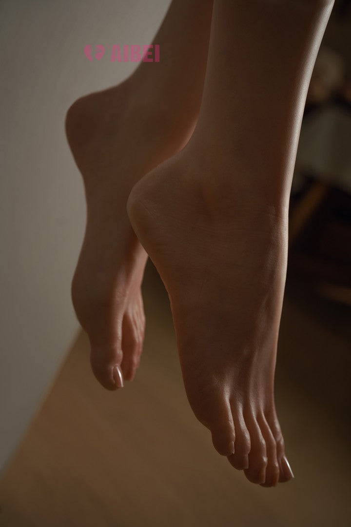 AB23 Aria White: 158cm F-Cup Realistic Silicone Sex Doll-Aibei