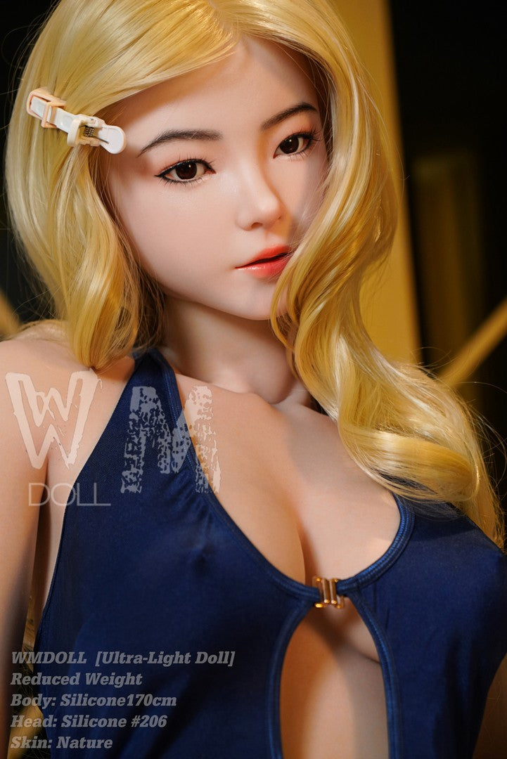 206#: 170cm C-Cup Silicone Sex Doll-Ultra Light Weight Design