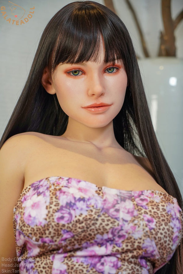 GT02+JS198: 163cm E-Cup Realistic Silicone Sex Doll with Talking Feature