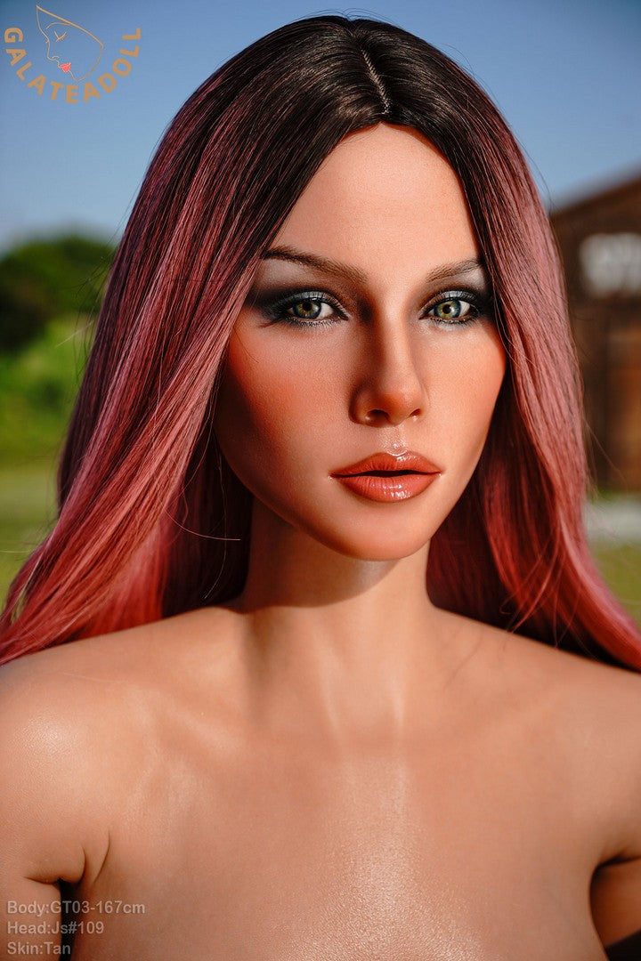 GT03+JS109: 167cm E-Cup Realistic Silicone Sex Doll with Talking Feature