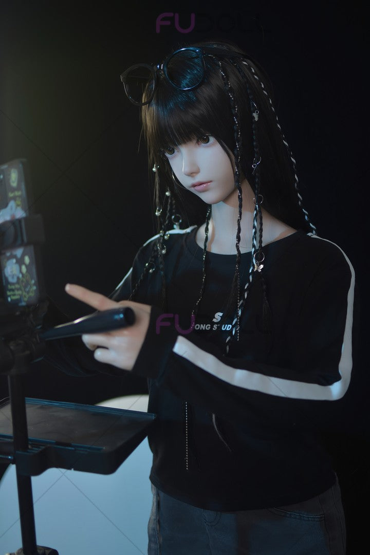 Xiao Lu ROS: 150cm A-Cup Realistic Silicone Sex Doll-FU Doll