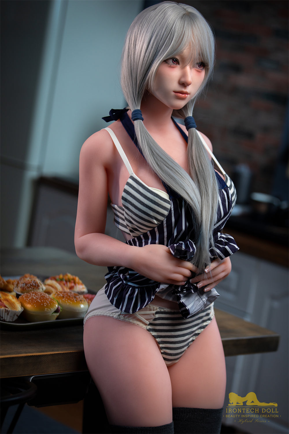 S24 Miyuki: Premium 154cm D-Cup Silicone Head and TPE Body Sex Doll-Irontech Doll