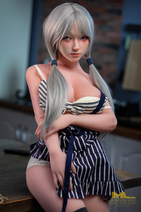S24 Miyuki: Premium 154cm D-Cup Silicone Head and TPE Body Sex Doll-Irontech Doll
