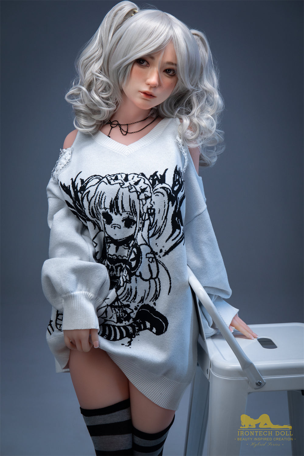 S10 Misa: Premium 154cm D-Cup Silicone Head and TPE Body Sex Doll-Irontech Doll