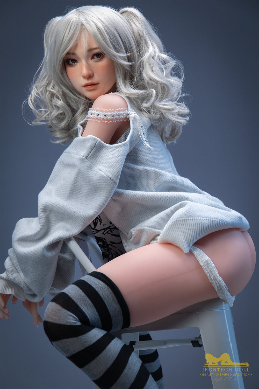 S10 Misa: Premium 154cm D-Cup Silicone Head and TPE Body Sex Doll-Irontech Doll
